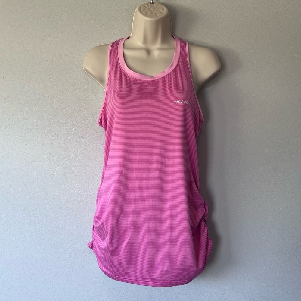 Columbia Leslie Falls Pink Racer Back Tank Size M